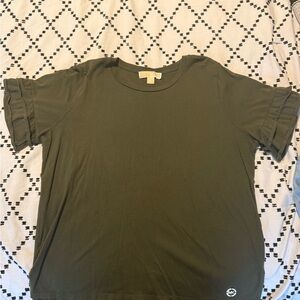 Michael Kors Olive Green Crewneck Tee